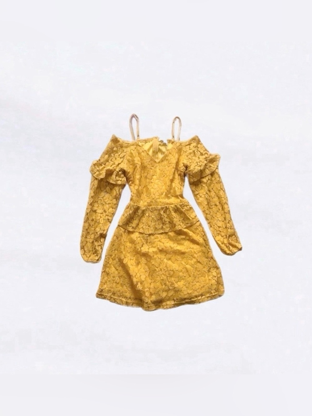 missguided ⋆ cold shoulder ruffle dress